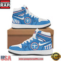 Tennessee Titans Tri-Star Shield Air Jordan 1 Sneakers Shoes