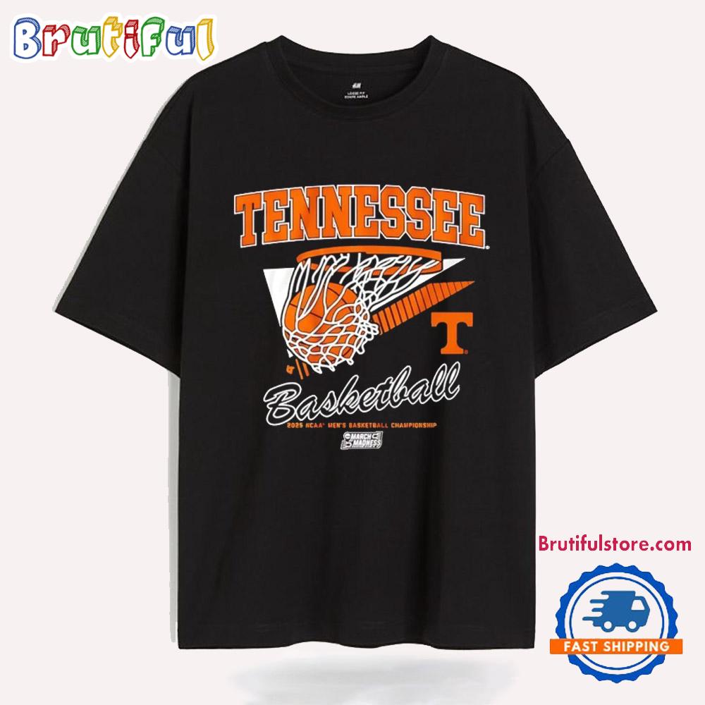 Tennessee Volunteers 2025 March Madness Basketball T Shirt