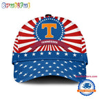 Tennessee Volunteers American Flag Pattern Independence Day Baseball Cap