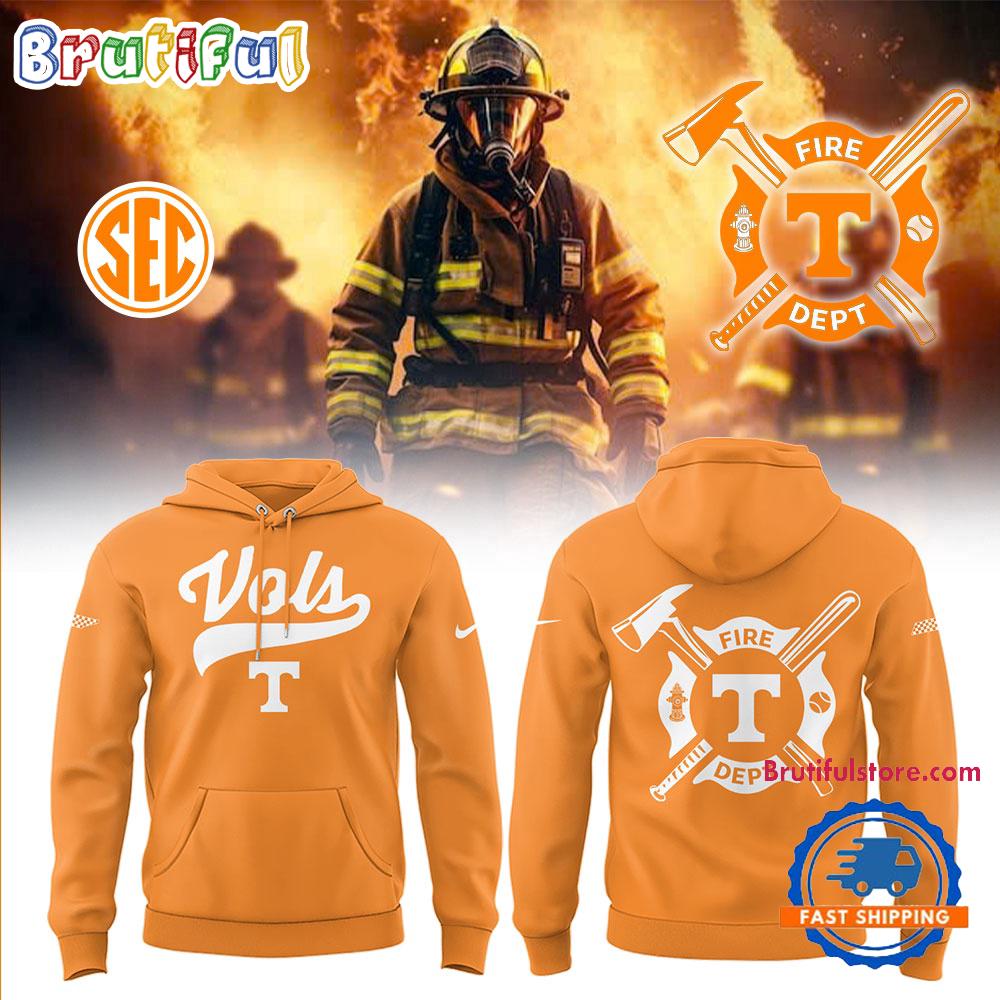 Tennessee Volunteers Baseball x Firefighter Appreciation Night 3D All Over Print Hoodie T-Shirt