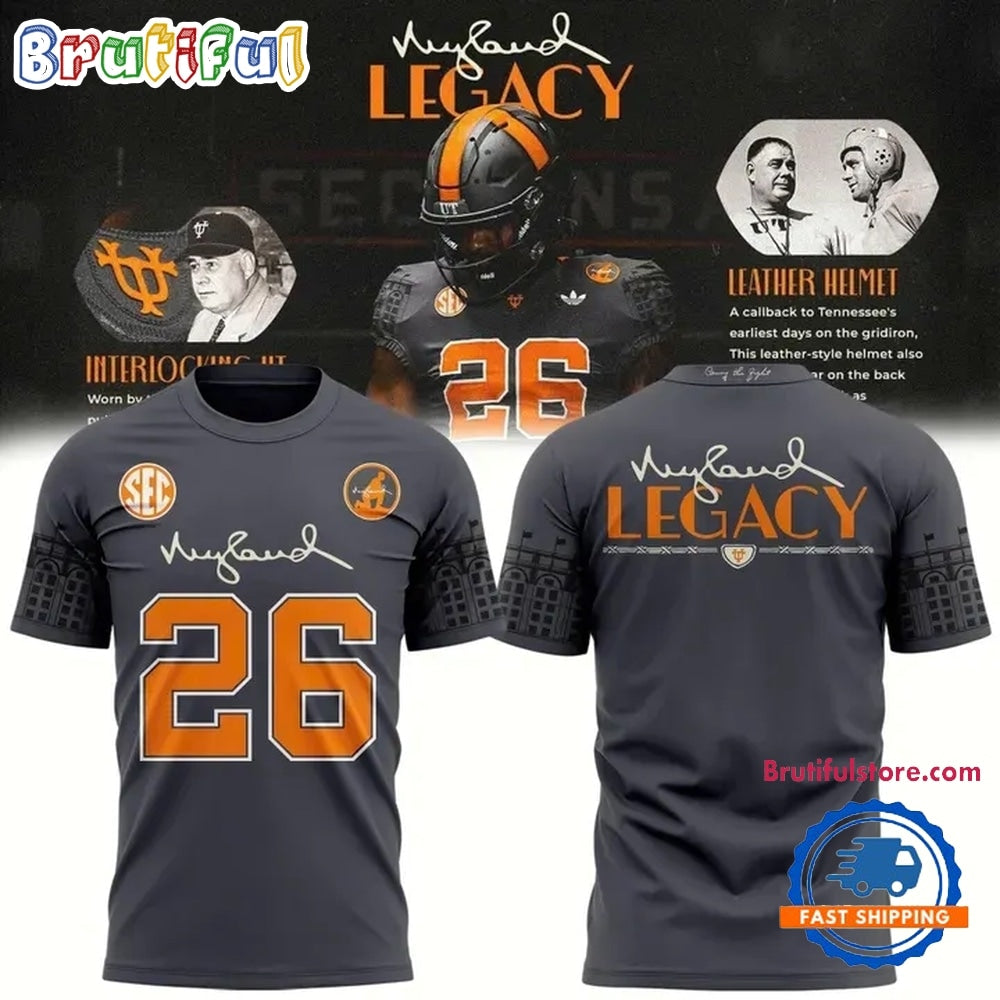 Tennessee Volunteers Football Neyland Legacy 2026 Special New 3D Shirt