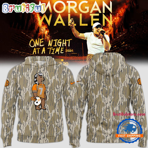Tennessee Volunteers Football x Morgan Wallen Camo Hoodie