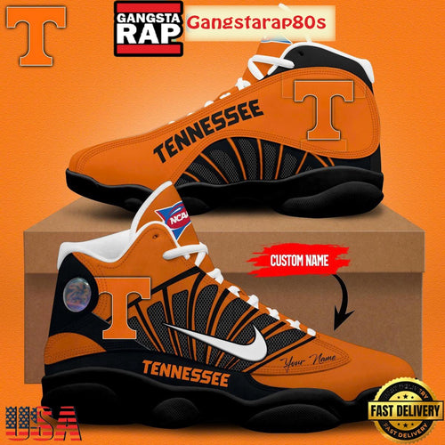 Tennessee Volunteers Go Vols 2024 Custom Name Air Jordan 13 Shoes Running Sneakers