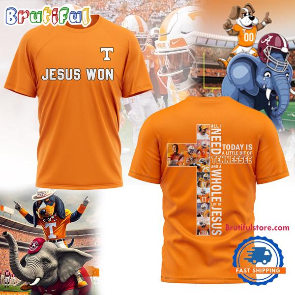 Tennessee Volunteers Jesus Won 2024 New T Shirt