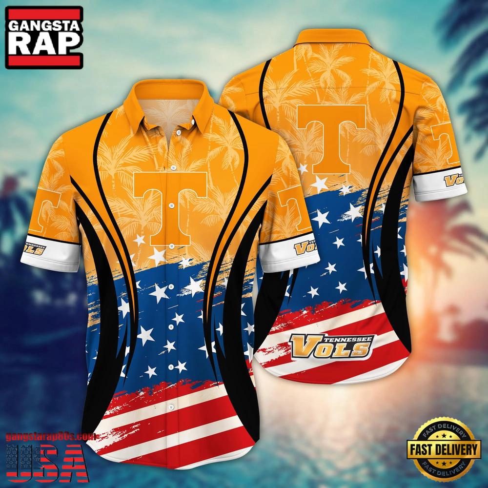 MLB Tennessee Volunteers Team Logo Hot Summer Aloha Hawaiian Shirt