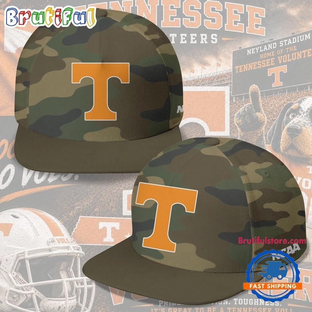 Tennessee Volunteers NCAA Field Ops Camo Snapback Cap