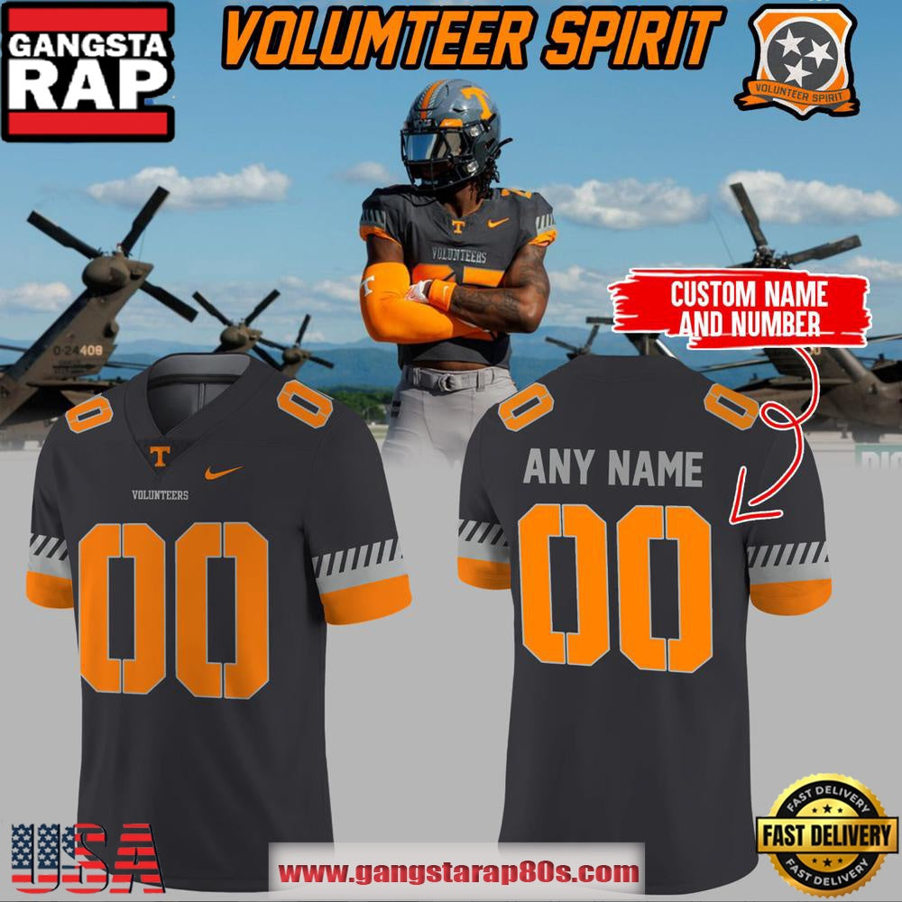 Tennessee Volunteers Smokey Grey Volunteer Spirit Limited Edition Custom Football Jersey