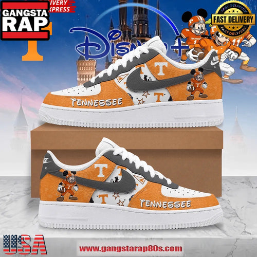 Tennessee Volunteers x Disney Limited Edition Air Force 1 Sneakers Shoes