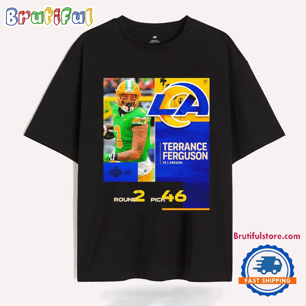 Terrance Ferguson Los Angeles Rams Pick 2025 Nfl Draft T Shirt