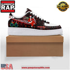 Terrifier 3 Santa Clown Christmas Air Force 1 Running Sneakers Shoes