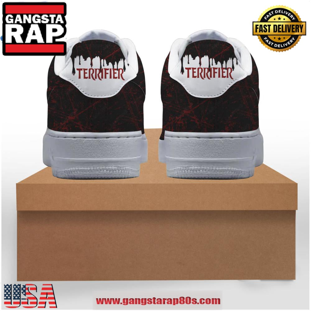 Terrifier 3 Santa Clown Christmas Air Force 1 Running Sneakers Shoes