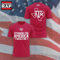 Texas A&M Aggies 20 Years Standing For America Red T Shirt