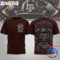 Texas A&M Aggies 2026 NCAA Firefighter Built for the Fire 3D Shirt
