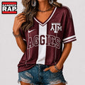 Texas A&M Aggies NCAA Rivalry Game Spirit V neck T Shirt