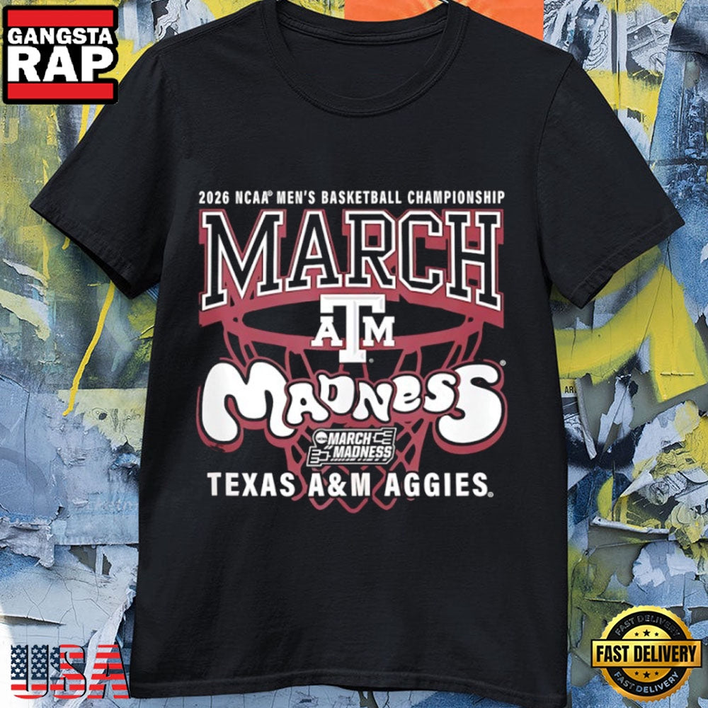 Texas A&M Aggies 2026 NCAA Men’s Basketball Championship March Madness shirt