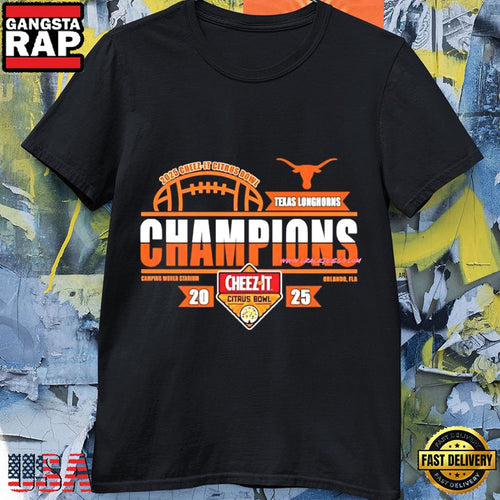 Texas Longhorn Football Orlando 2025 Cheez-It Citrus Bowl T-Shirt