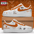 Texas Longhorns 2026 NCAA Football Back To School Air Force 1 Shoes Sneakers