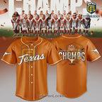 Texas Longhorns 2026 Softball Champs Commemorative Baseball Jersey