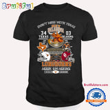 Texas LongHorns 34-03 Oklahome Golden Hat Champions Score T Shirt