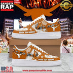 Texas Longhorns Get Hooked Limited Edition Air Force 1 Running Sneakers Shoes