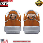 Texas Longhorns Get Hooked Limited Edition Air Force 1 Running Sneakers Shoes