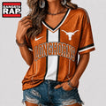 Texas Longhorns NCAA Rivalry Game Spirit V neck T Shirt