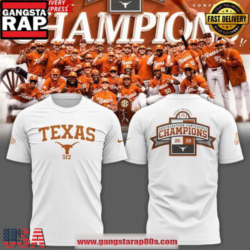 Texas Longhorns Sec Regular Season Title Special White Unisex T Shirt