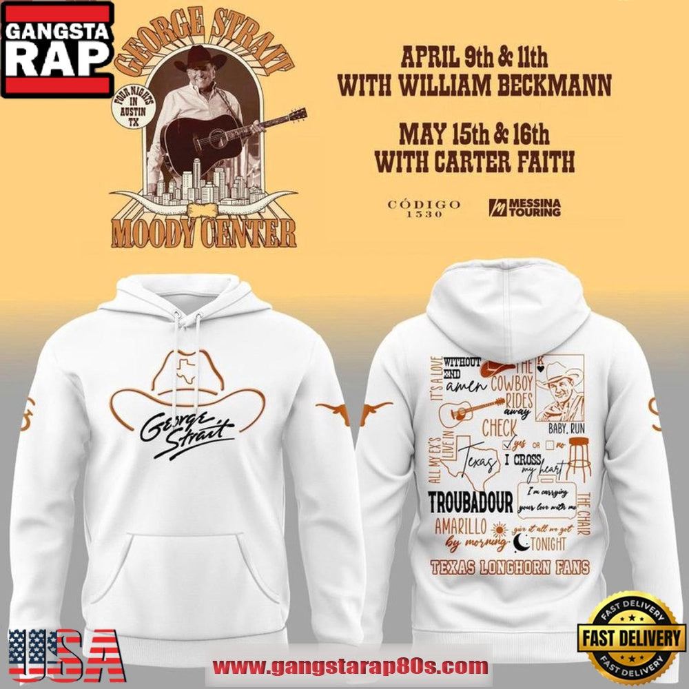 Texas Longhorns x George Strait Tour 2026 Limited Edition Hoodie T-Shirt