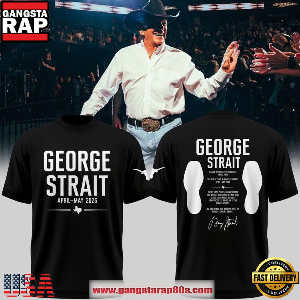 Texas Longhorns x George Strait Tour 2026 Unisex Limited Edition T-Shirt