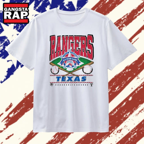 Texas Rangers 1995 All Star Game Retro MLB T Shirt