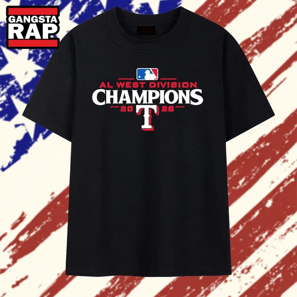 Texas Rangers 2026 AL West Division Champions T Shirt