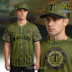 Texas Rangers 2026 America 250 Military Appreciation Baseball Jersey