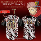 Texas Rangers Jujutsu Kaisen Custom Baseball Jersey 2026
