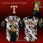 Texas Rangers Jujutsu Kaisen Night 2026 Anime Baseball Jersey