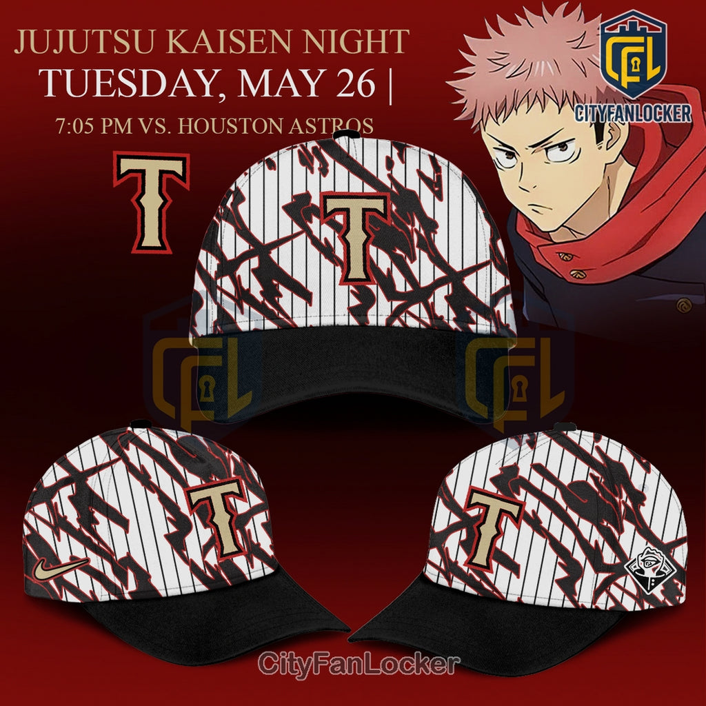 Texas Rangers Jujutsu Kaisen Night 2026 Anime Baseball Jersey