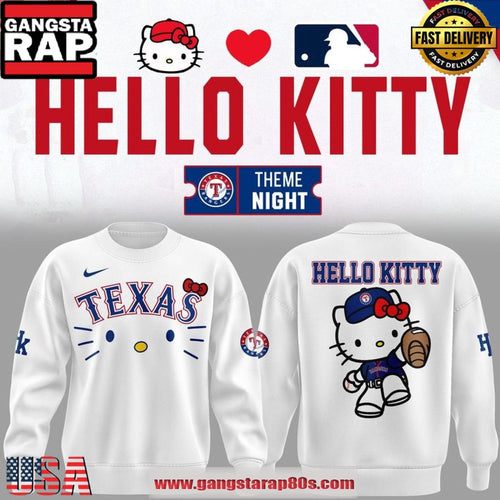 Texas Rangers x Hello Kitty Night 2026 New Sweatshirt