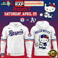 Texas Rangers x Hello Kitty Night Unisex Hoodie Shirt New Design