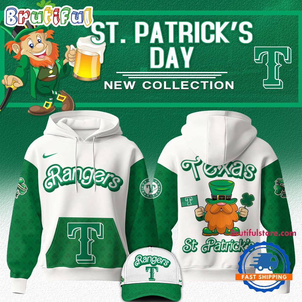 Texas Rangers x St. Patrick’s Day Special Edition 2025 Hoodie