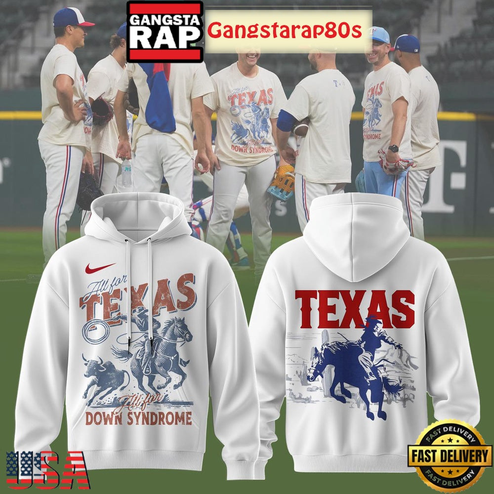 Texas Rangers x The Burger Family Foundation Unisex Hoodie