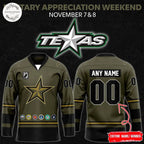 Texas Stars 2025-26 Military Appreciation Limited Hockey Jersey