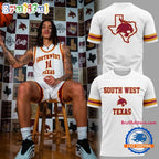 Texas State Bobcats Basketball Throwback Uniform Limited Edition Hoodie T-Shirt