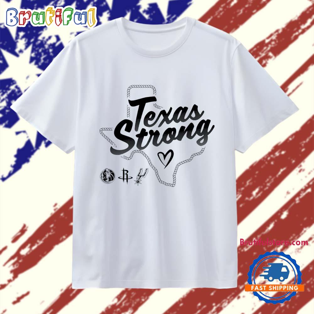 Texas Strong the Dallas Mavericks, Houston Rockets, and San Antonio Spurs T Shirt