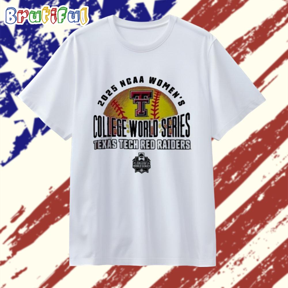 Texas Tech 2025 Softball College World Series NCAA T Shirt