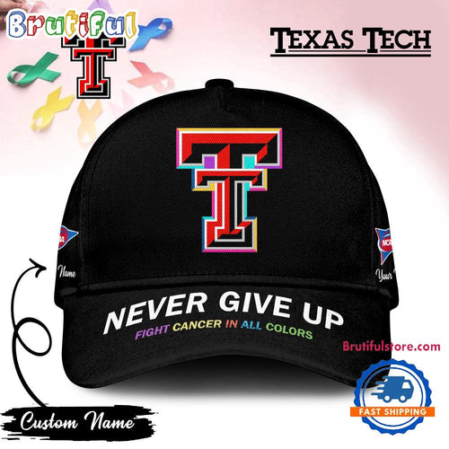 Texas Tech Red Raiders 2025 NCAA FIGHT CANCER IN ALL COLORS Classic Cap