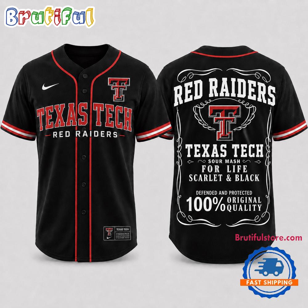 Texas Tech Red Raiders 2026 NCAA For Life Fan Pride Baseball Jersey Shirt