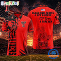 Texas Tech Red Raiders 2026 NCAA Independance Day Design Polo Shirt