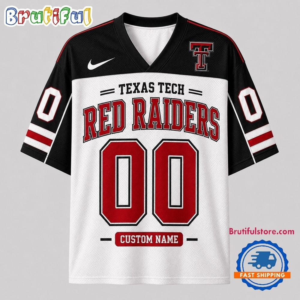 Texas Tech Red Raiders NCAA College Team Pride Personalized Football jersey