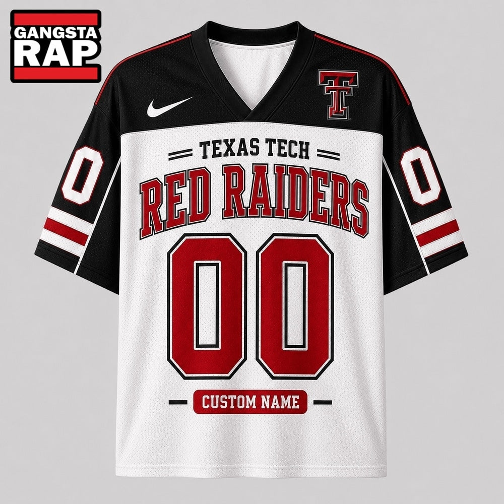 Texas Tech Red Raiders NCAA College Team Pride Personalized Football jersey