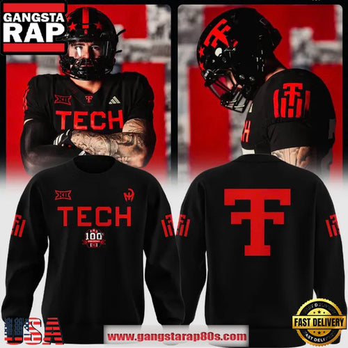 Texas Tech Red Raiders NCAA The 100th Anniversary Ŧhrowbacks Sweatshirt