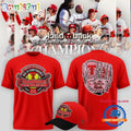 Texas Tech Red Raiders Softball BACK-TO-BACK BIG 12 CHAMPIONS 2026 Red T Shirt